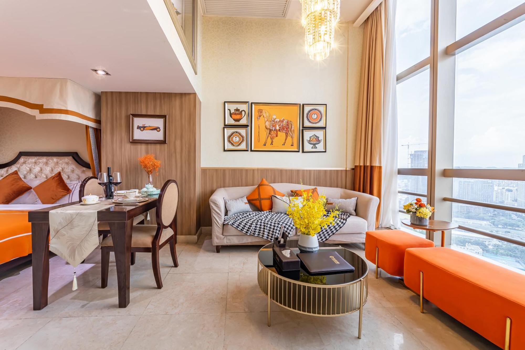 Waifiden Guangzhou Grand View Golden Palace Apartment - Free Shuttle Bus During The Canton Fair Esterno foto