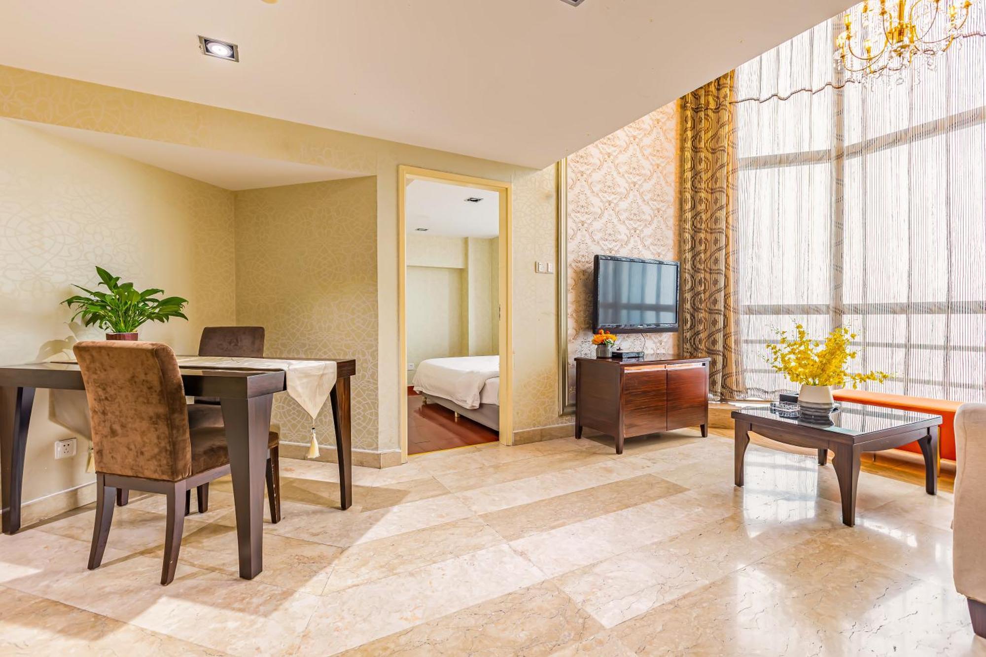Waifiden Guangzhou Grand View Golden Palace Apartment - Free Shuttle Bus During The Canton Fair Camera foto